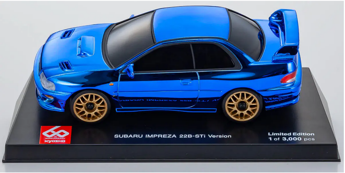 Mini-Z 60th Anniv Subaru Impreza 22B-STi Body Set – Totara Hobbies