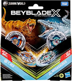 Takara Tomy Beyblade X Jurassic World: TRex vs Mosasaurus