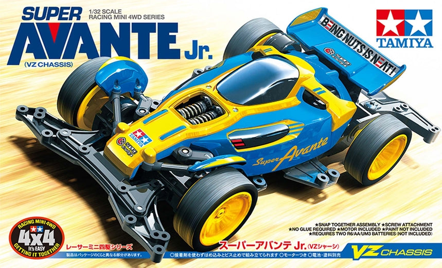 Tamiya Mini 4wd 18101 Super Avante Jr. (VZ chassis) – Totara Hobbies Limited