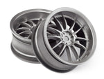 HPI Racing 120151 WORK XSA 02C Wheels 26MM Gunmetal