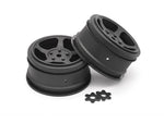 HPI Racing 160336 1/10 Vintage TA2 26mm Black Wheels