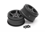 HPI Racing 160336 1/10 Vintage TA2 26mm Black Wheels