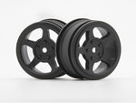 HPI Racing 160336 1/10 Vintage TA2 26mm Black Wheels