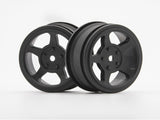 HPI Racing 160336 1/10 Vintage TA2 26mm Black Wheels