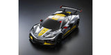 Kyosho Mini -Z 32356CRY Chevrolet Corvette C8.R Chrome/Yellow