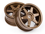 HPI Racing 3343 1/10 Wheel TE37 26mm Bronze (3mm offset)