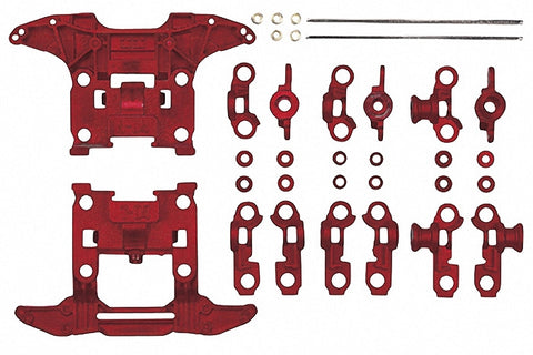 Tamiya Mini 4wd 15411 Reinforced N-04/T-04 MS Chassis parts (Red)