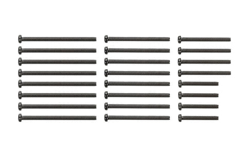 Tamiya Mini 4wd 95434 Stainless Steel Screw Set - Black (15,20,25,30mm)