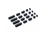 Tamiya Mini 4wd  92432 Aluminum Spacer Set (Black, TKC Special)