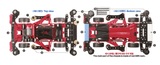 Tamiya Mini 4wd 92448 Geo Glider TKC Advanced Pack