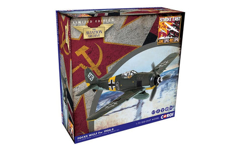 Corgi AA34318 1:72 Focke Wulf Fw 190A-8 'Black 1' - 2./JG54. - W.Nr Oberleutnant Otto Kittel