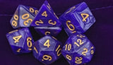 Purple - 7pc Polyhedral Dice Set