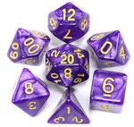 Purple - 7pc Polyhedral Dice Set