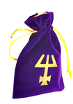 Drawstring Dice Bag (Purple/Trident)