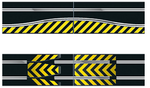 C8194 Scalextric Jump and Side Swipe Accessory Pack