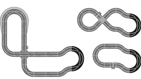 Scalextric C8193 Racing Curves Track Accessory Pack