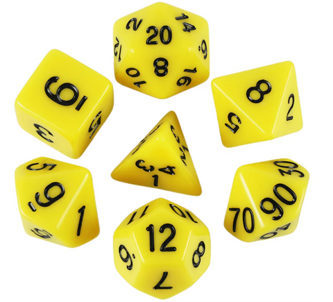 Bananarama - 7pc Polyheral Dice Set