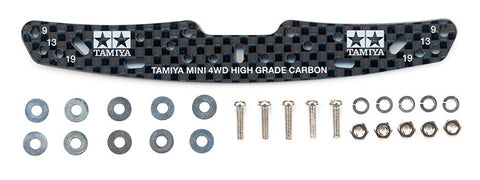 Tamiya Mini 4wd 95258 Multi Roller Setting Stay - HG Carbon (3mm)