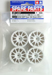 Tamiya RC 51237 SP.1237 M-Chassis 11-Spoke Wheels 4pcs (White)