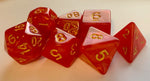 DnD Polyhedral Dice Set 7pcs - Red