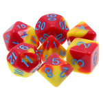 Peach Mango Swirl Ice Cream - 7pc Polyhedral Dice Set