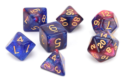 Christmas Cluster- 7pc Polyhedral Dice Set