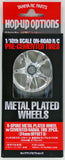 Tamiya RC 53955 OP.955 Metallic 5-Spoke Wheels w/Tire 2pcs