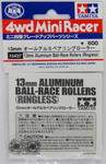 Tamiya Mini 4wd 15437 GP.437 13mm Aluminum Ball-Race Rollers (Ringless)