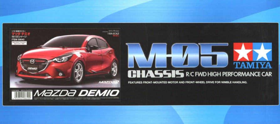 Tamiya RC 58640 RC Mazda Demio (M05 Chassis) – Totara Hobbies Limited Tamiya RC 58640 RC Mazda Demio (M05 Chassis) – Totara Hobbies Limited