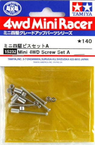 Tamiya Mini 4wd 15232 GP232 Mini 4WD Screw Set A