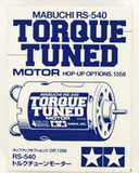 Tamiya RC 54358 OP.1358 RS-540 Torque Tune Motor