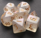 Iridescent Gold - 7pc Polyhedral Dice Set