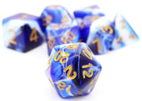 Blueberry Swirl Ice Cream - 7pc Polyhedral Dice Set