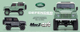 Kyosho Mini-Z RTR 32527GR 4x4 Land Rover Defender 90 (Heritage Grasmere Green / Alaska White)