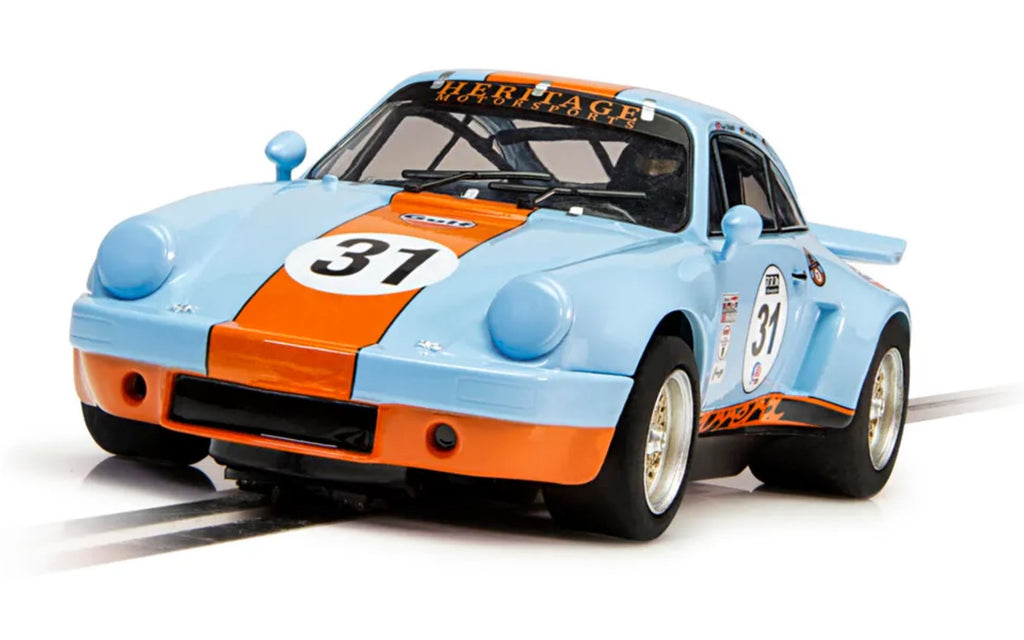 Scaleauto: La Porsche 911 (991) RSR GT3 Team Gulf 24H. Le Mans 2016 - version R-Racing - slot cars passion Scaleauto: La Porsche 911 (991) RSR GT3 Team Gulf 24H. Le Mans 2016 - version R-Racing - slot cars passion