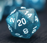 Aqua Translucent - 7pc Polyhedral Dice Set