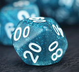 Aqua Translucent - 7pc Polyhedral Dice Set