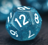 Aqua Translucent - 7pc Polyhedral Dice Set