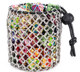 Chainmail Dice Bag (Silver)