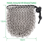 Chainmail Dice Bag (Silver)