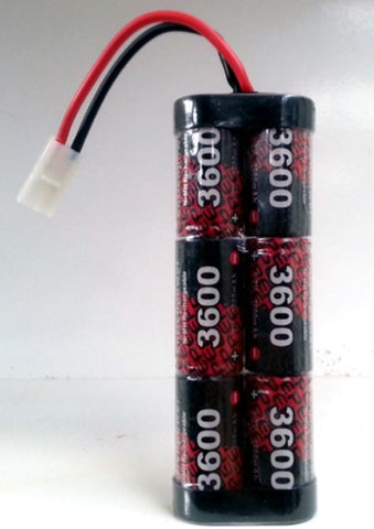 Enrichpower 7.2V NiMh 3600mAH Battery (Tamiya Connector)