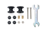 Tamiya Mini 4wd 15529 Low Friction Plastic Double Rollers (13-13mm) Black