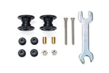 Tamiya Mini 4wd 15529 Low Friction Plastic Double Rollers (13-13mm) Black