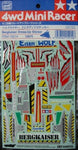 Tamiya Mini 4wd 15214 Bergkaiser Dress-Up Sticker