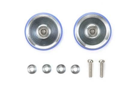 Tamiya Mini 4wd 15426 19mm Aluminum Rollers with Plastic Rings (Dish Type)
