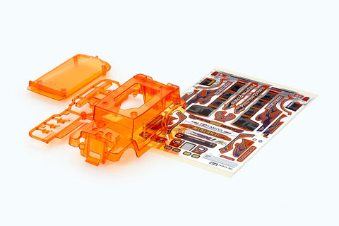 Tamiya Mini 4wd 95632 Dyipne Body Parts Set Clear Orange