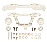 Reinforcement rear double roller stay - white