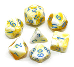 Lemon Swirl Ice Cream - 7pc Polyhedral Dice Set