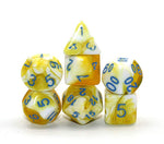 Lemon Swirl Ice Cream - 7pc Polyhedral Dice Set