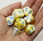 Lemon Swirl Ice Cream - 7pc Polyhedral Dice Set